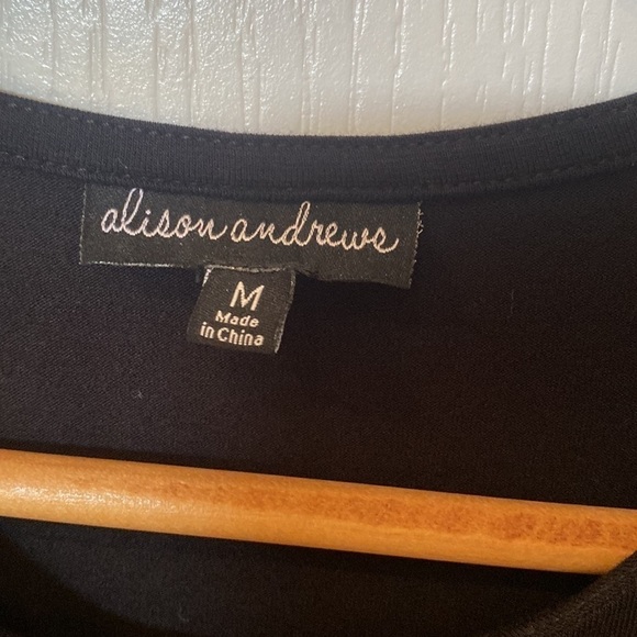 Allison Andrews black cut out shoulder with a cold shoulder short sleeve - Picture 4 of 7